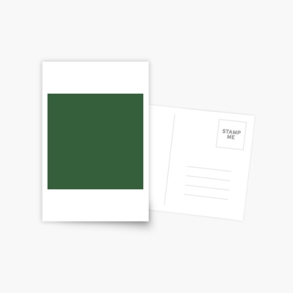 PANTONE Hunter Green Postcard for Sale by Sadaf F K.