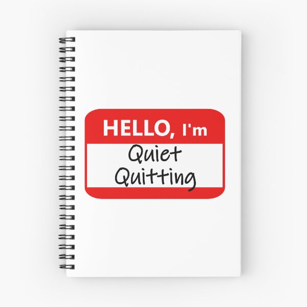 Item preview, Nametag: Hello I'm quiet quitting designed and sold by Jeeb-Arts.