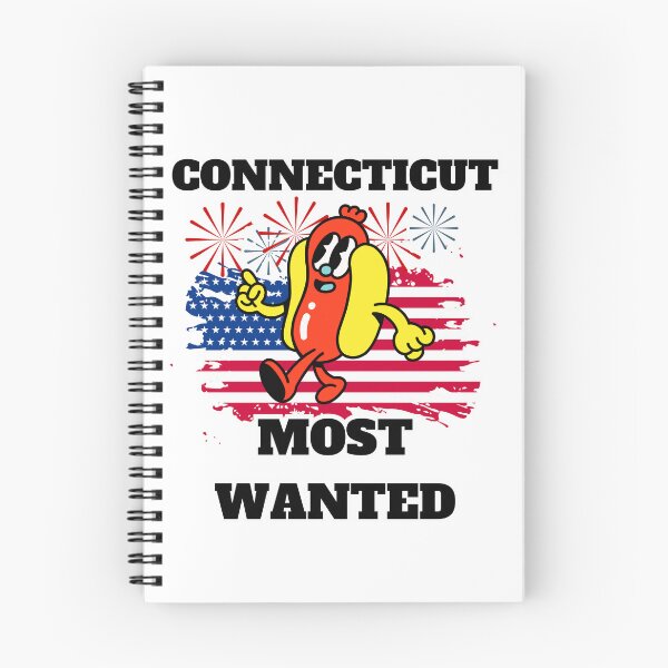 Item preview, CONNECTICUT Most Wanted Funny Wiener, 4th Of July designed and sold by ShopULove.