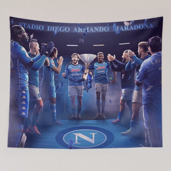 Item preview, S.S.C. Napoli Serie A Champions 2023 Poster designed and sold by Tania-andreas.