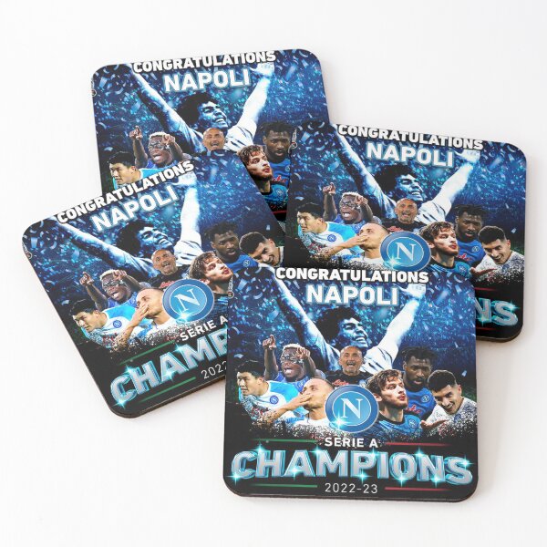 Item preview, Congratulations to the Serie A 2022-23 Champions Of Italy - NAPOLI Poster designed and sold by Tania-andreas.