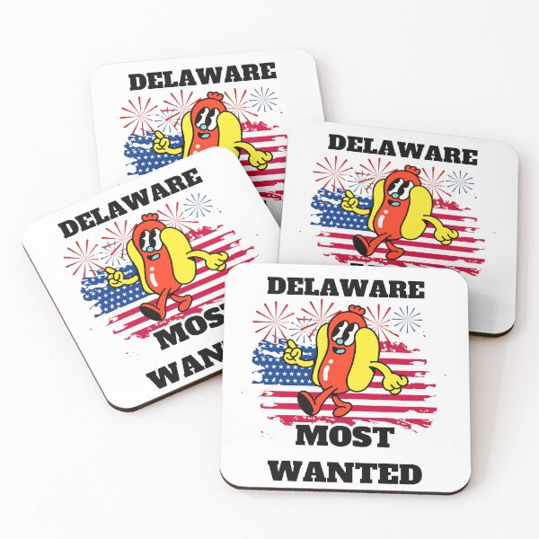 Item preview, DELAWARE Most Wanted Funny Wiener, 4th Of July designed and sold by ShopULove.