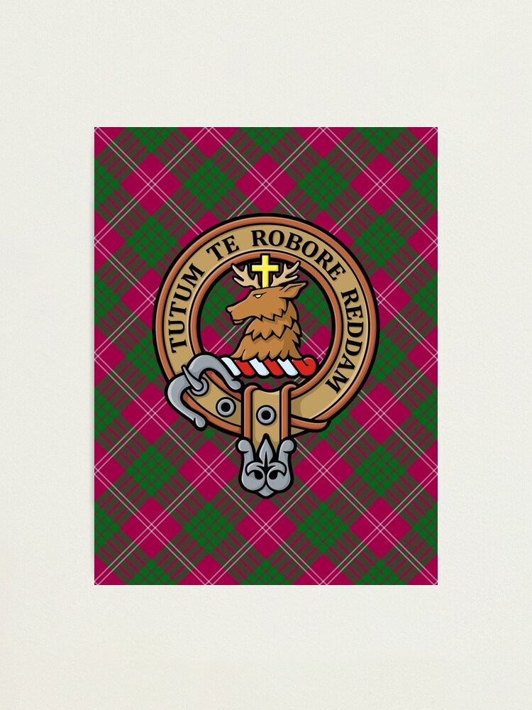 Tartanforlife Crawford Clan buy Badge Tartan Rug