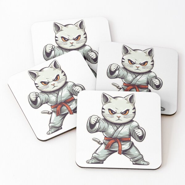 Item preview, Cute Dojo Karate Cat designed and sold by Karate Art 87.