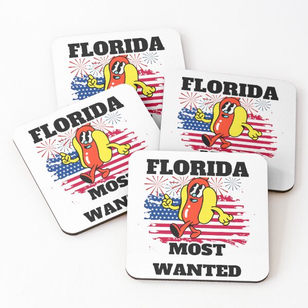 Item preview, FLORIDA Most Wanted Funny Wiener, 4th Of July designed and sold by ShopULove.