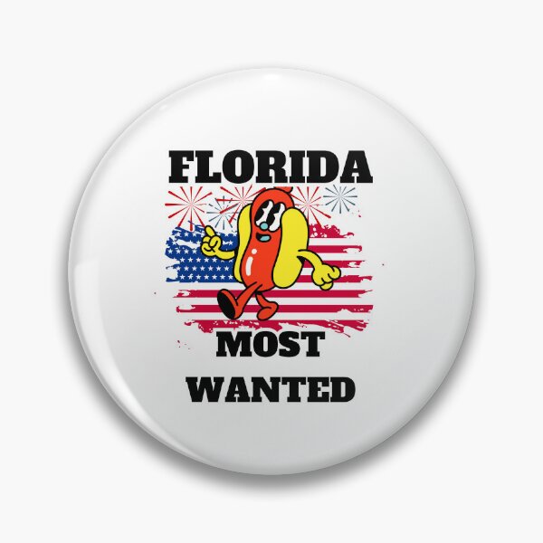 Item preview, FLORIDA Most Wanted Funny Wiener, 4th Of July designed and sold by ShopULove.