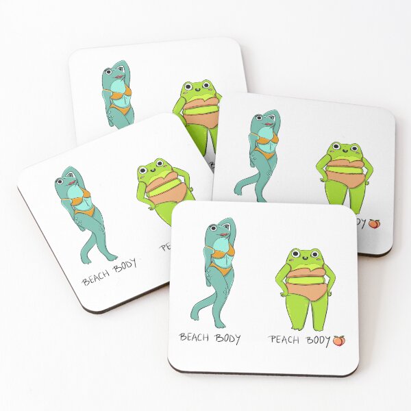 Item preview, Beach body Frogs  designed and sold by StefaniaBulanga.