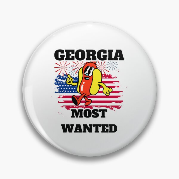 Item preview, GEORGIA Most Wanted Funny Wiener, 4th Of July designed and sold by ShopULove.