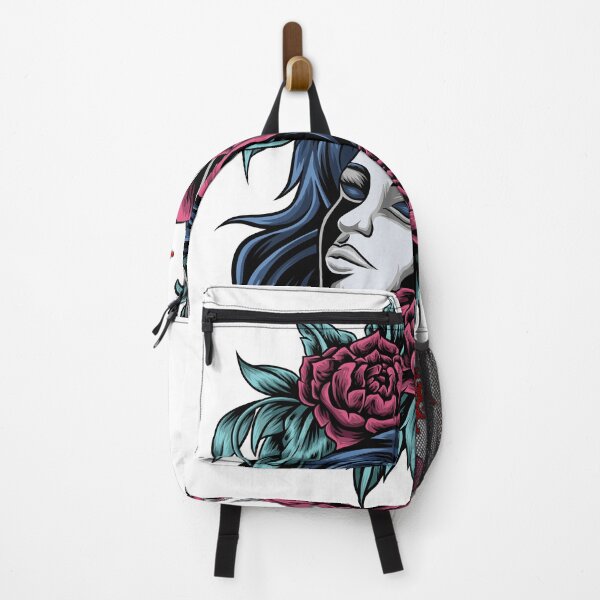 Item preview, ROGUE GIRL ONI MASK TATTOO ART designed and sold by Rogueclothes.