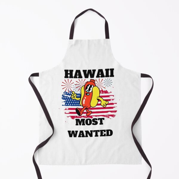 Item preview, HAWAII Most Wanted Funny Wiener, 4th Of July designed and sold by ShopULove.