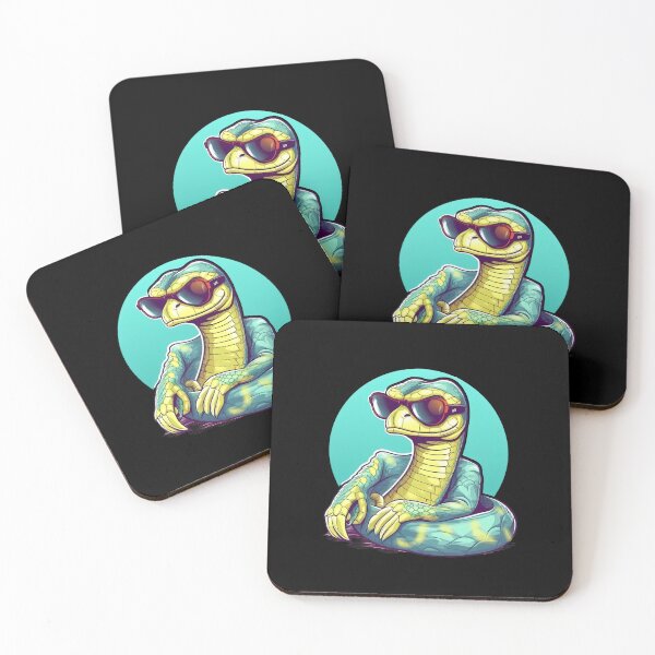 Item preview, Cool and Quirky: Chillin' Snake in Sunglasses designed and sold by BNCH44.