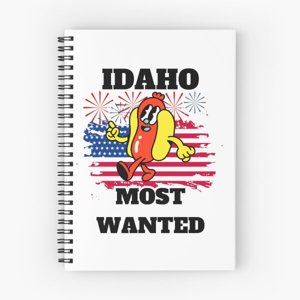 Item preview, IDAHO Most Wanted Funny Wiener, 4th Of July designed and sold by ShopULove.