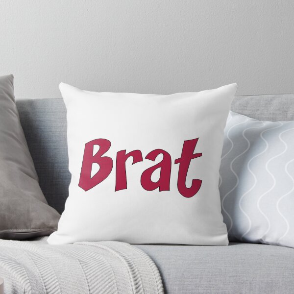 Item preview, Brat - Deep Red on White designed and sold by TeaseMePleaseMe.