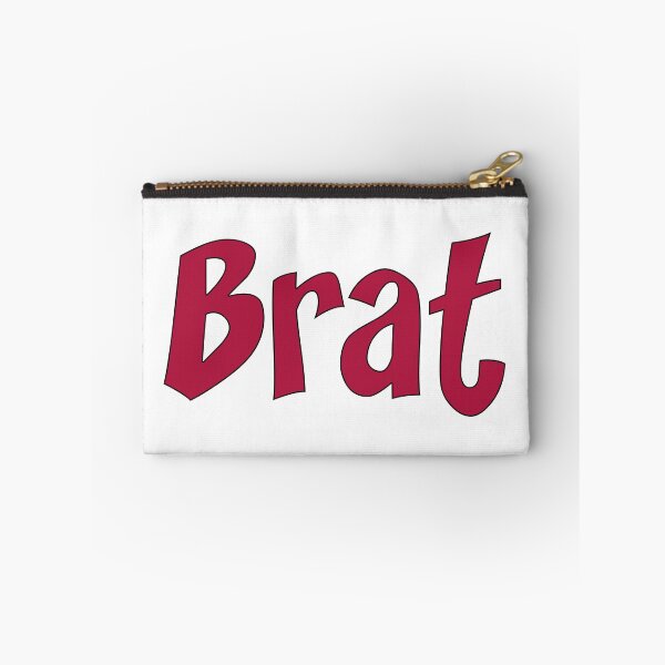 Item preview, Brat - Deep Red on White designed and sold by TeaseMePleaseMe.