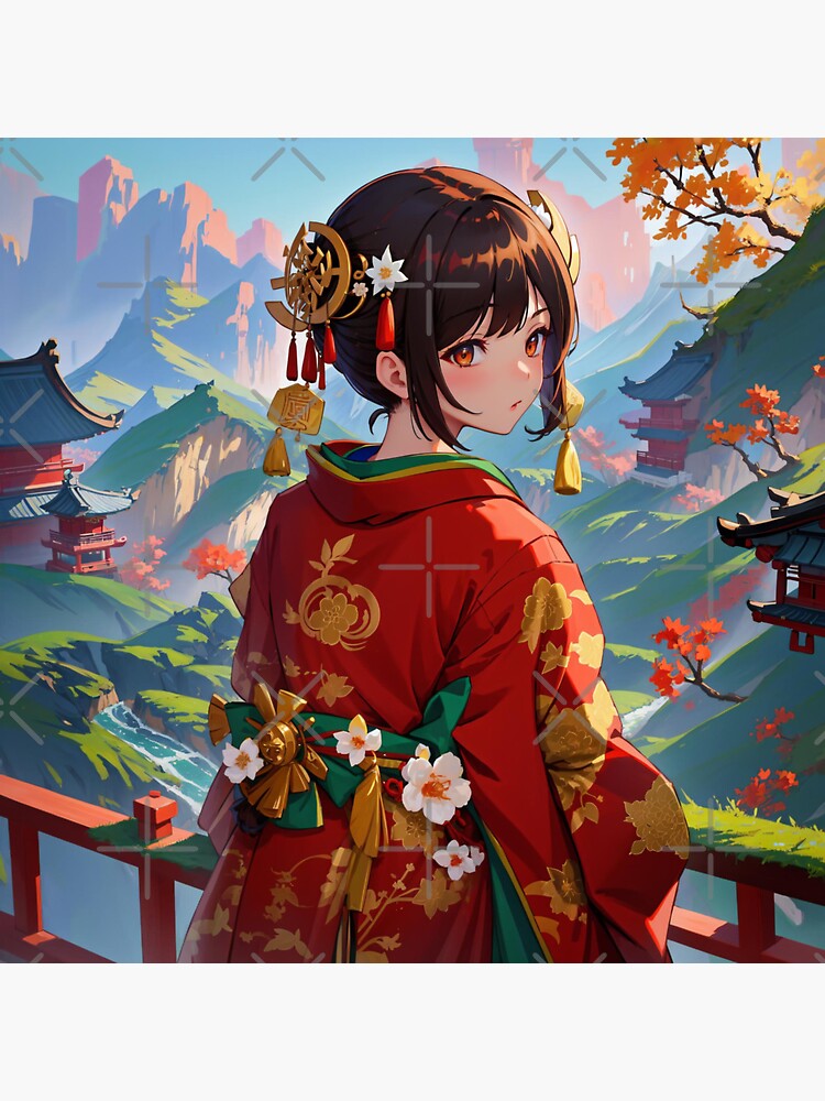 Anime Girl Katana Kimono 4K Wallpaper #4.644
