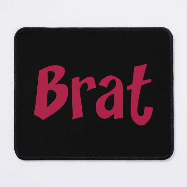 Item preview, Brat - Deep Red on Black designed and sold by TeaseMePleaseMe.