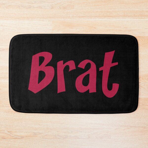 Item preview, Brat - Deep Red on Black designed and sold by TeaseMePleaseMe.