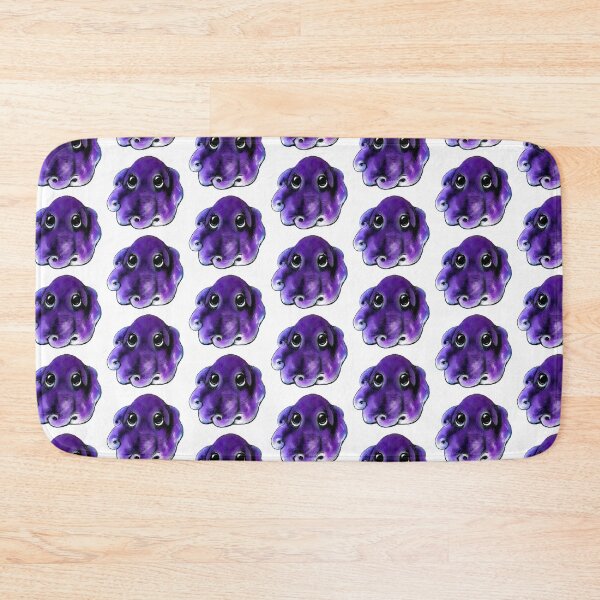 Item preview, Cute purple octopus acrylic painting designed and sold by Funsize-Art.