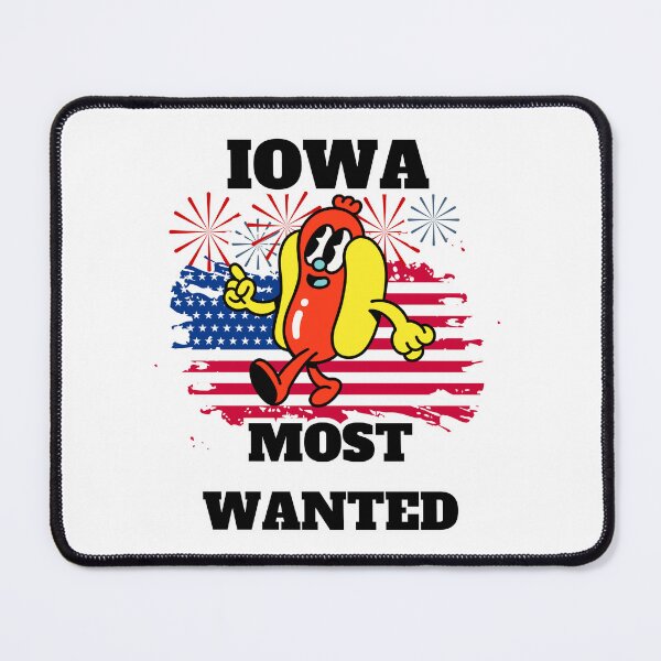 Item preview, IOWA Most Wanted Funny Wiener, 4th Of July designed and sold by ShopULove.