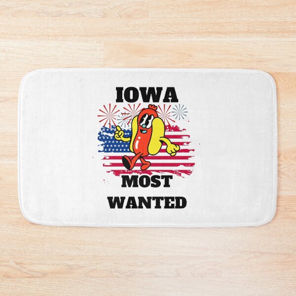 Item preview, IOWA Most Wanted Funny Wiener, 4th Of July designed and sold by ShopULove.