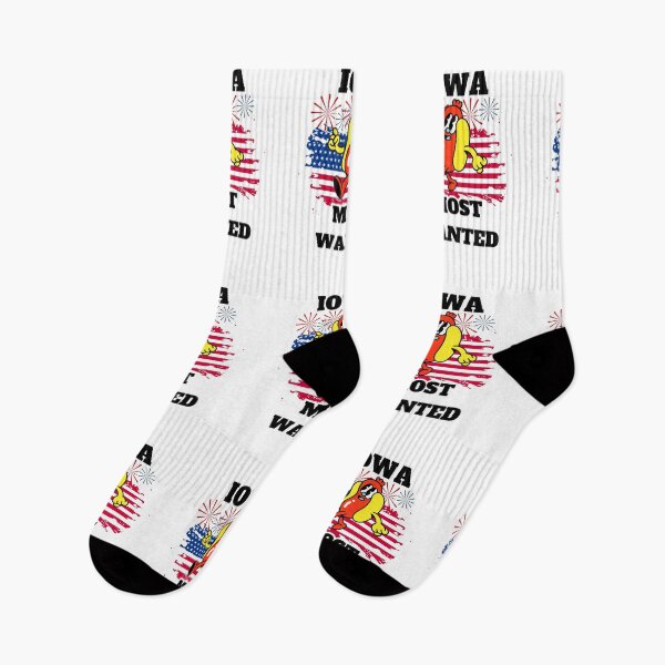 Item preview, IOWA Most Wanted Funny Wiener, 4th Of July designed and sold by ShopULove.