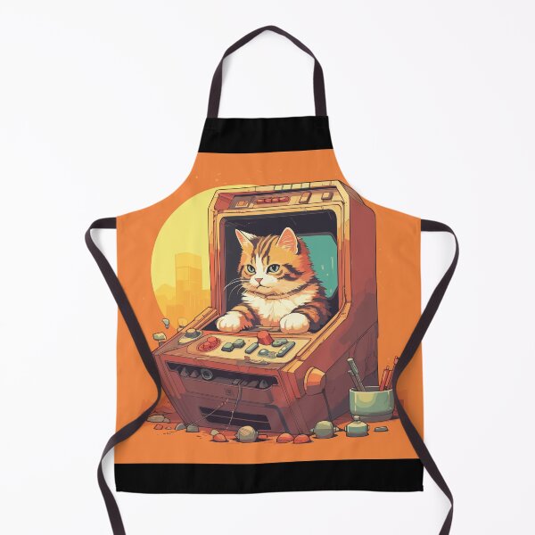 Item preview, Cat in a retro game designed and sold by Jabuticabaeyes.