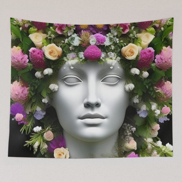 Artikelvorschau, Floral Enchantment: A Blooming Statue entworfen und verkauft von FineArtworld7.