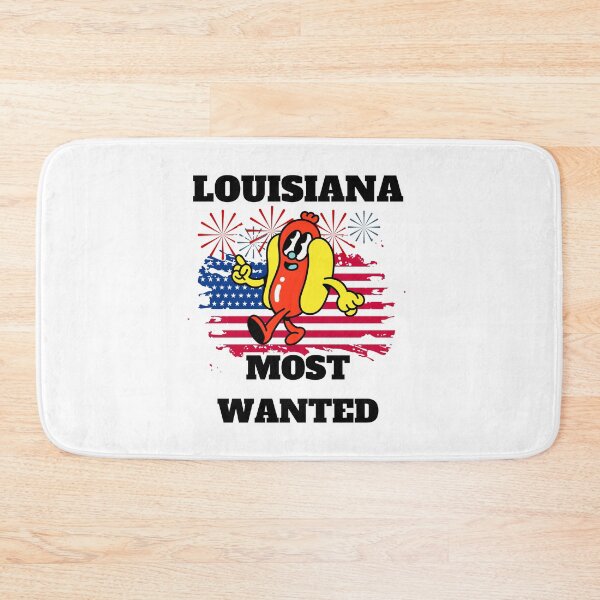 Item preview, LOUISIANA Most Wanted Funny Wiener, 4th Of July designed and sold by ShopULove.