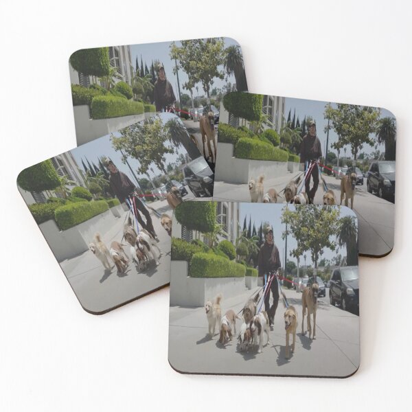 Item preview, Out Far A Walk With Eight Dogs Poster designed and sold by xcrotdey.