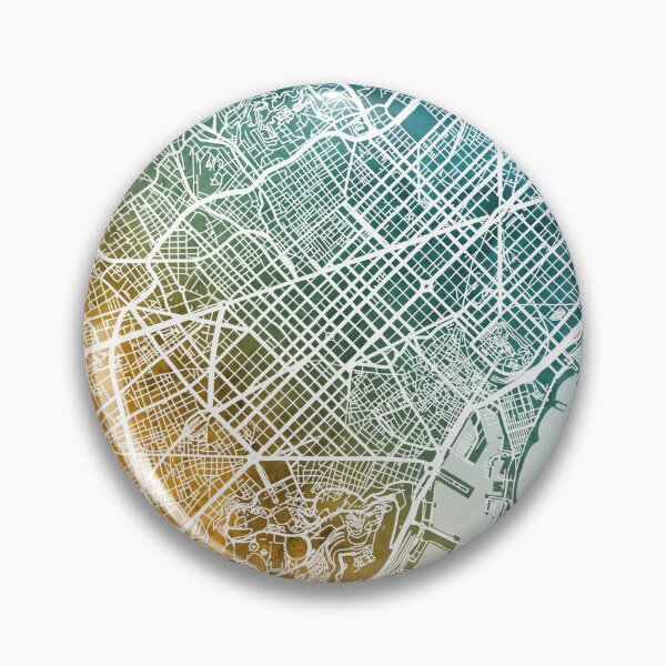 Item preview, Barcelona Spain City Map designed and sold by ArtPrints.
