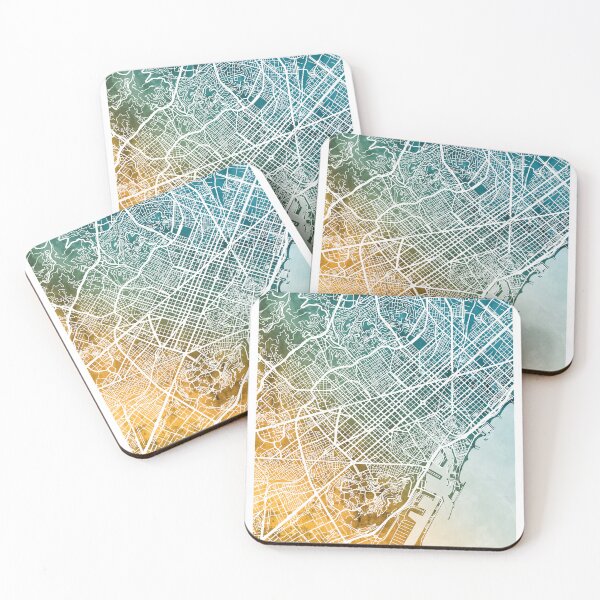Item preview, Barcelona Spain City Map designed and sold by ArtPrints.