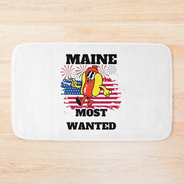 Item preview, MAINE Most Wanted Funny Wiener, 4th Of July designed and sold by ShopULove.