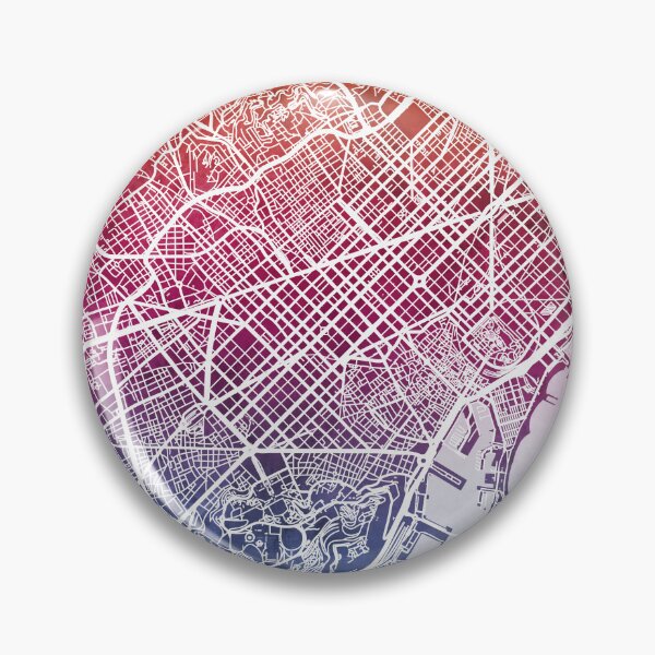 Item preview, Barcelona Spain City Map designed and sold by ArtPrints.