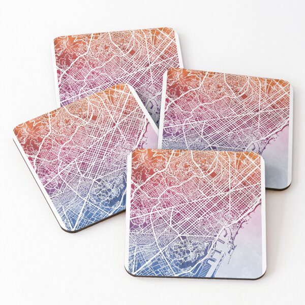 Item preview, Barcelona Spain City Map designed and sold by ArtPrints.
