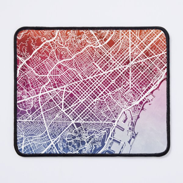 Item preview, Barcelona Spain City Map designed and sold by ArtPrints.