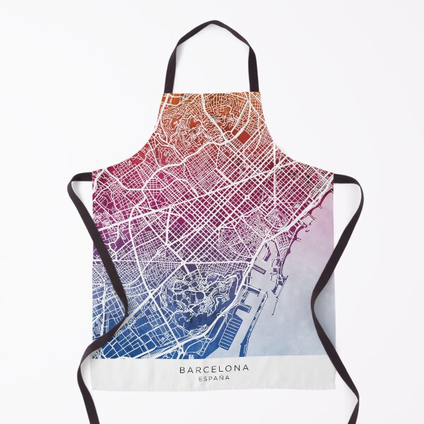 Item preview, Barcelona Spain City Map designed and sold by ArtPrints.