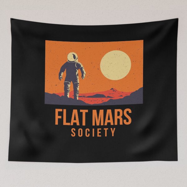 Item preview, Flat Mars Society Planet Space designed and sold by MooonTees.