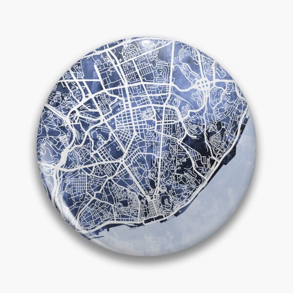 Item preview, Lisbon Portugal City Map designed and sold by ArtPrints.
