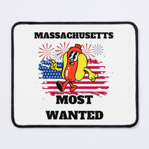 Item preview, MASSACHUSETTS Most Wanted Funny Wiener, 4th Of July designed and sold by ShopULove.
