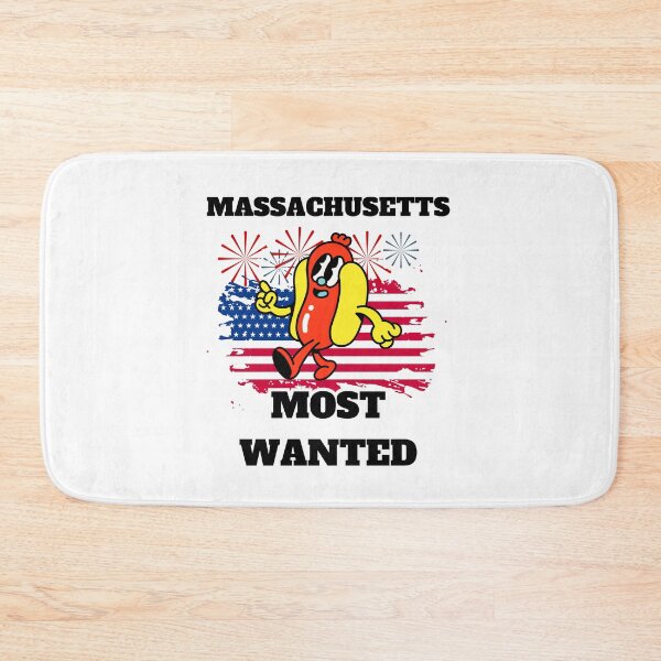 Item preview, MASSACHUSETTS Most Wanted Funny Wiener, 4th Of July designed and sold by ShopULove.