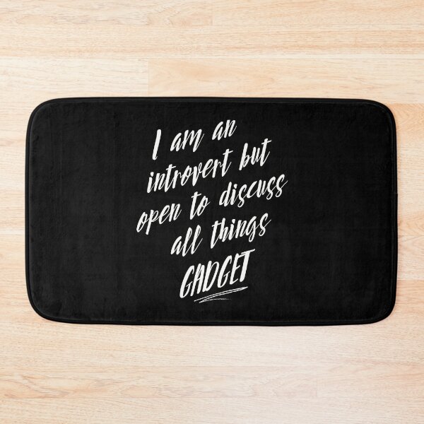 Item preview, I am an Introvert but Open to Discuss All Things GADGET designed and sold by WhitepaperStyle.