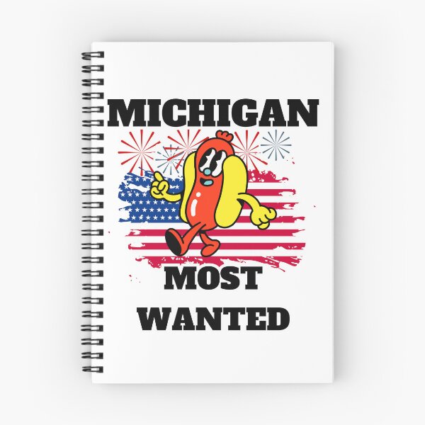Item preview, MICHIGAN Most Wanted Funny Wiener, 4th Of July designed and sold by ShopULove.