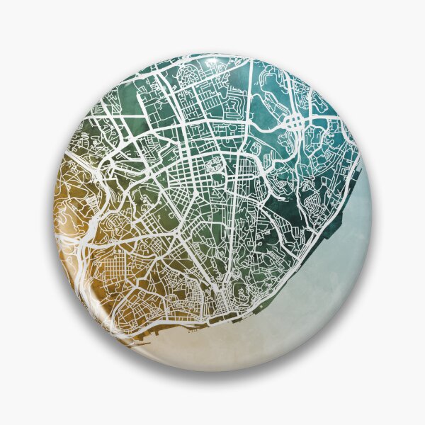 Item preview, Lisbon Portugal City Map designed and sold by ArtPrints.