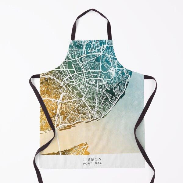 Item preview, Lisbon Portugal City Map designed and sold by ArtPrints.