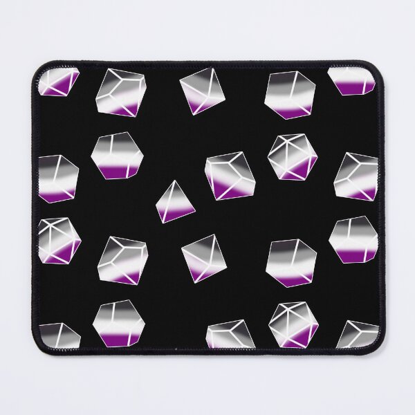 Item preview, LGBT Pride Dice - Asexual designed and sold by KopoArtyStuff.