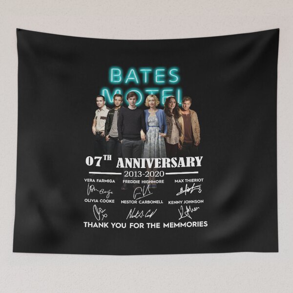 Item preview, Bátés Mótél 07Th Anniversary Thank You For The Memories Men Graphic Tee Vintage designed and sold by ChaisaiInta.