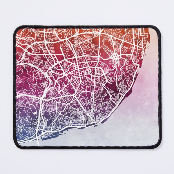Item preview, Lisbon Portugal City Map designed and sold by ArtPrints.