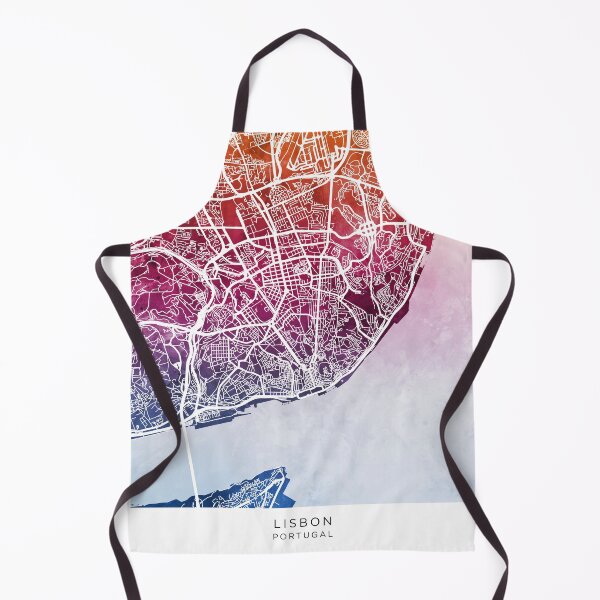 Item preview, Lisbon Portugal City Map designed and sold by ArtPrints.