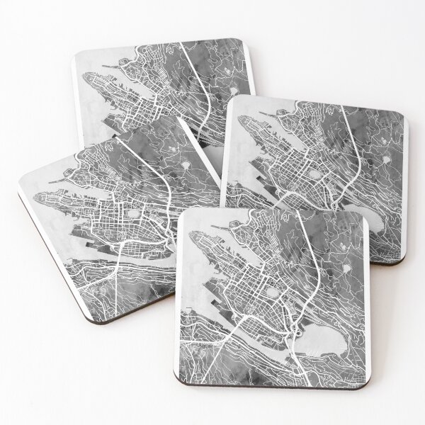 Item preview, Bergen Norway City Map designed and sold by ArtPrints.