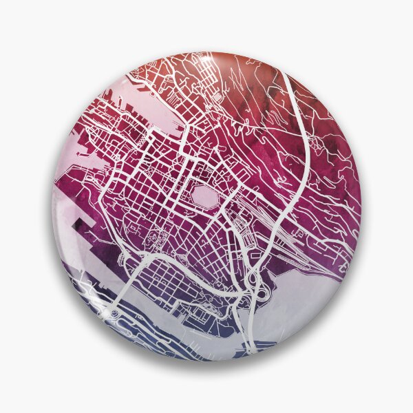 Item preview, Bergen Norway City Map designed and sold by ArtPrints.
